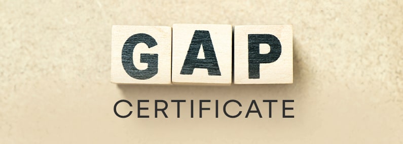 What is a Gap Certificate